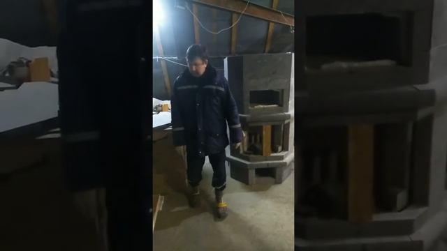 Камино-печь из Талькомагнезита смотреть онлайн