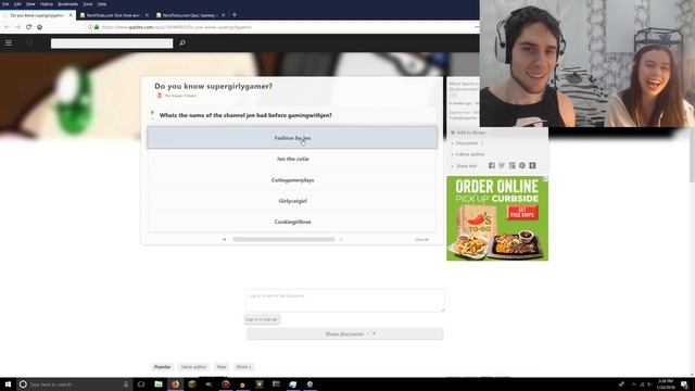 I FAILED THE GAMINGWITHJEN QUIZ...... смотреть онлайн