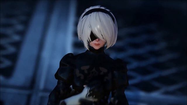 TIGEREYES - Moonlit (Nier Automata 2b 3D video) // 4K HD смотреть онлайн