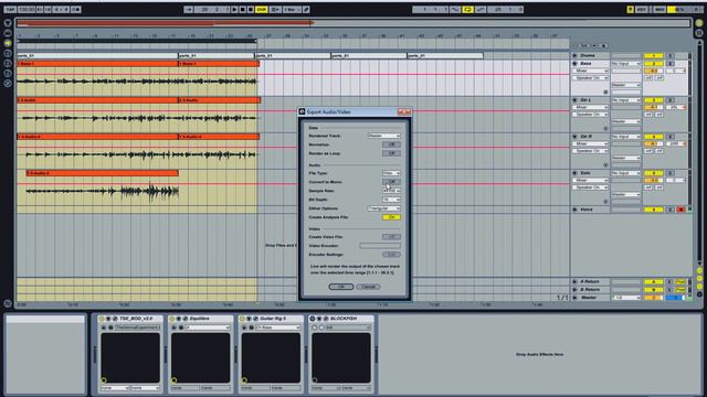 Save out an audio file in Ableton Live 8. смотреть онлайн