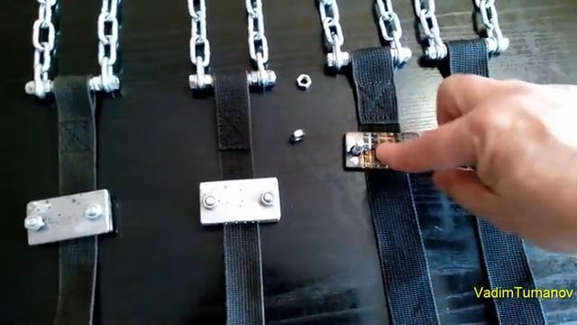 Цепи противоскольжения своими руками Snow chains with own hands смотреть онлайн
