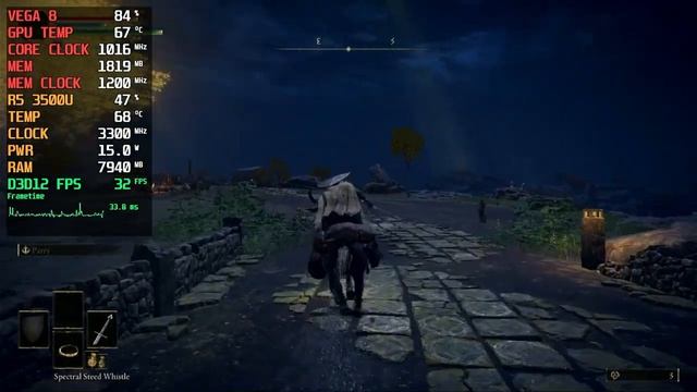 Elden Ring 1.09.1 | Potato Mod | Ryzen 5 3500U | VEGA 8 | 12GB RAM | 35W TDP [Lenovo Ideapad S145] смотреть онлайн