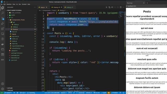 React Query - Errors & Custom Hook смотреть онлайн