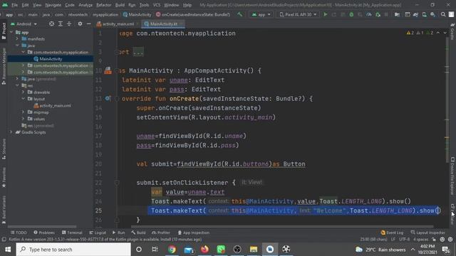 What is an Intent?|What is Toast in Android kotlin| Explicit intent смотреть онлайн