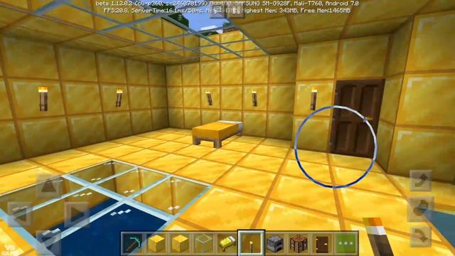 Building Golden House Minecraft Android/IOS Gameplay смотреть онлайн