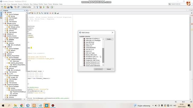 Langkah-langkah Mengkoneksi MySql dengan Netbeans IDE 8.2 #umbp #pemrogramanjava смотреть онлайн