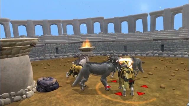 Gray Wolf Pack vs African Wild Dog Pack | Beast Arena [S1E3] | SPORE смотреть онлайн