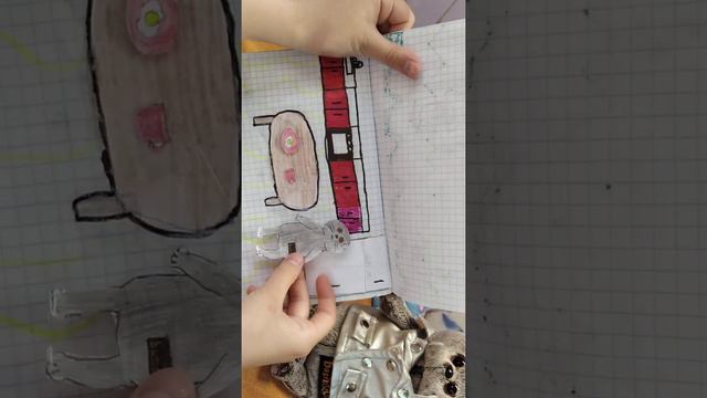 Обзор бумажного домика для бумажного Басика🐱 смотреть онлайн