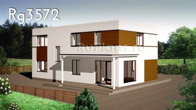 Проекты домов для узких участков RuPlans. Топ-20 смотреть онлайн