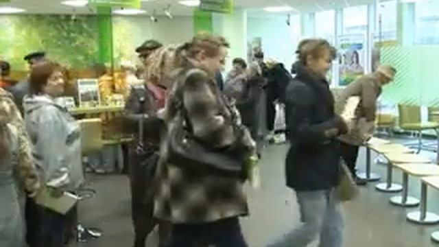 Открытие нового отделения Сбербанка России смотреть онлайн