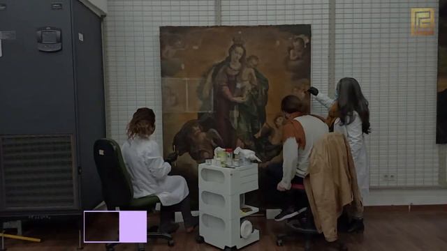 PIGMALIÓN. Restauración de oleo sobre lienzo s.XVII. Museo de Bellas Artes de Granada. смотреть онлайн