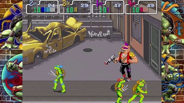 Teenage Mutant Ninja Turtles Arcade Game Walkthrough Part 1 - Xbox Live Arcade смотреть онлайн