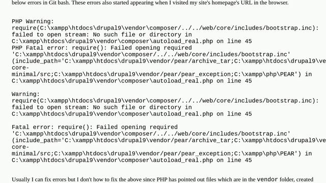 Errors Thrown by Composer and Drupal Core closed смотреть онлайн