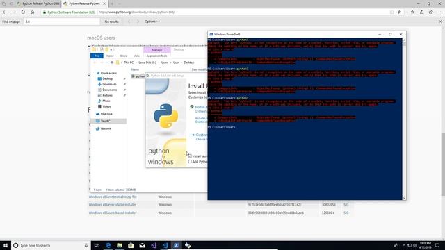 Code-Forward: WIN10 Install Python 3.6 смотреть онлайн