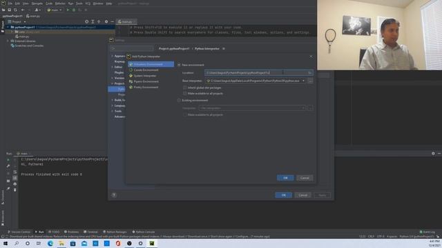 Installing PyCharm IDE in Windows. It is convenient to build and to configure virtual environment смотреть онлайн