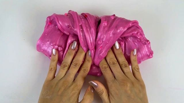 ASMR Slime Mixing ”PINK” ??? makeup, Eyeshadow, glitter into slime. Satisfying slime video. смотреть онлайн