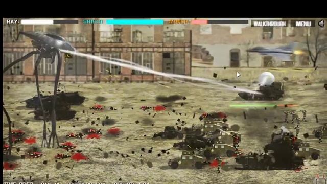 Tripod Attack [War Of The Worlds Game] Part 3 With Laser Tank Final Boss and VICTORY смотреть онлайн
