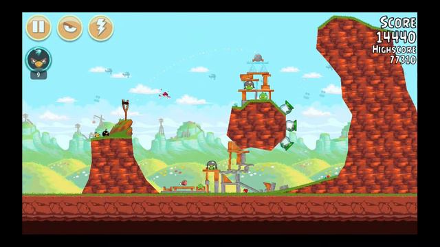 Angry Birds Red's Mighty Feathers: 23 11 To 23 15 + bonus level 3 Stars Walkthrough смотреть онлайн