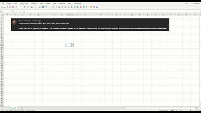 How to make Excel Select cells automatically? смотреть онлайн