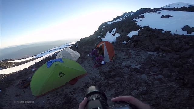 Sliding Down a 12,280 ft Mountain - The Sound Traveler смотреть онлайн
