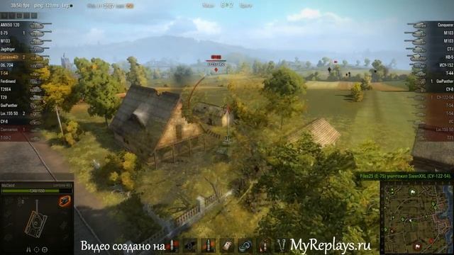 WOT: Рыбацкая бухта - Lorraine 40 t - 4 фрага смотреть онлайн