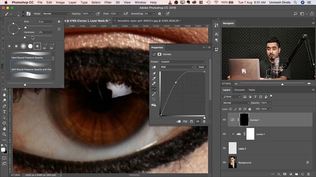 Add Brilliant Catchlights & Details to Eyes in Photoshop смотреть онлайн