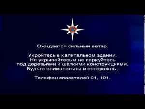 Система экстренного оповещения Москвы (Пятый канал, 17.09.2020)