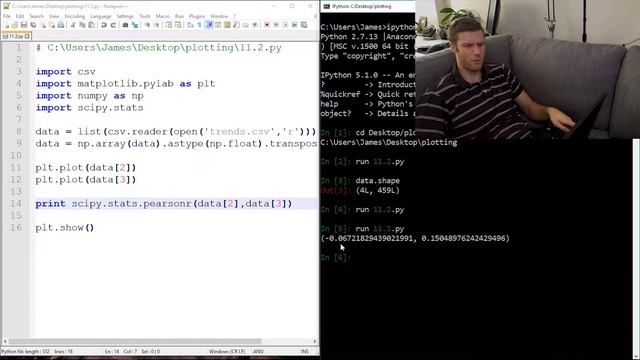 11.2 - Correlation and matshow смотреть онлайн