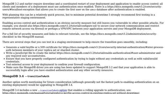 Databases: Enable user authentication in Mongo DB смотреть онлайн