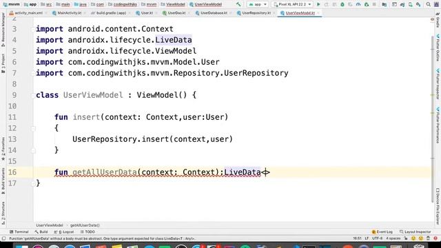 MVVM with RoomDatabase and Kotlin Coroutines - Note App create ViewModel part -5 in hindi смотреть онлайн