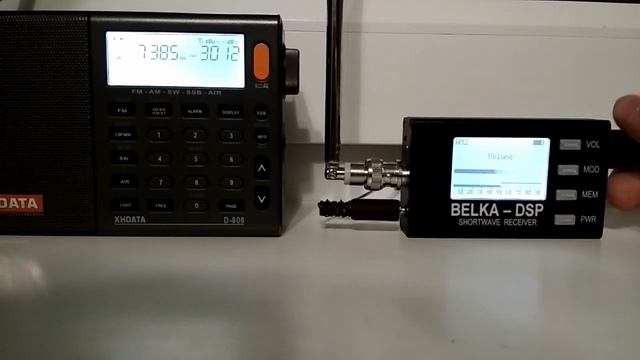 Сравнение по приему XHDATA D-808 и Белка – DSP смотреть онлайн