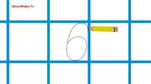 Учимся писать цифру 6