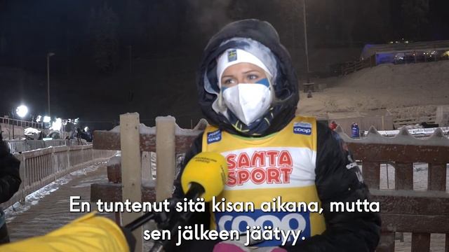Frida Karlsson wins the women's 10 km! смотреть онлайн