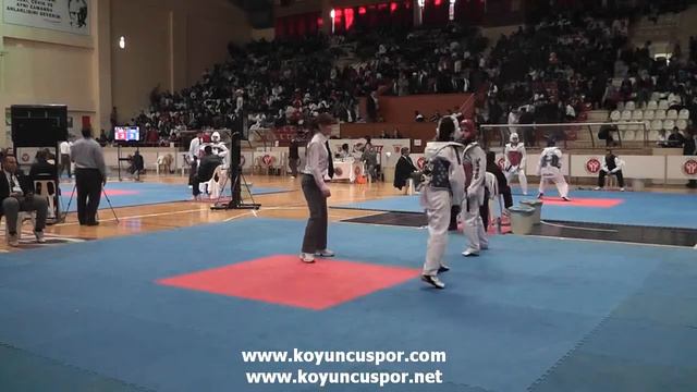 63kg Ebru Ozcan - Betul Bakir (Turkish Junior Taekwondo Championships 2012) смотреть онлайн