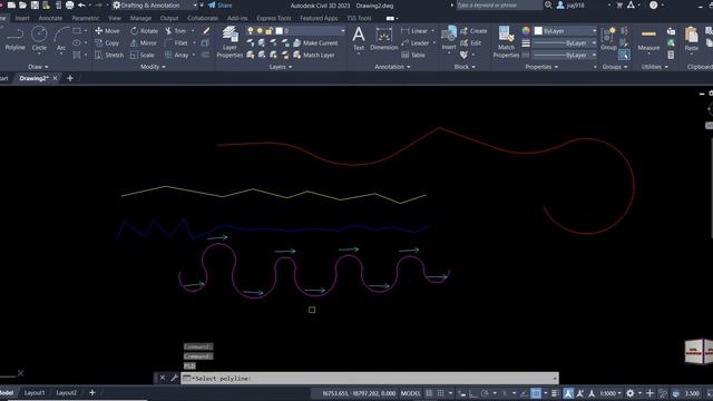 How to Find Polyline Direction With Lisp Command in AutoCAD | Autolisp Command in AutoCAD & Civil 3 смотреть онлайн