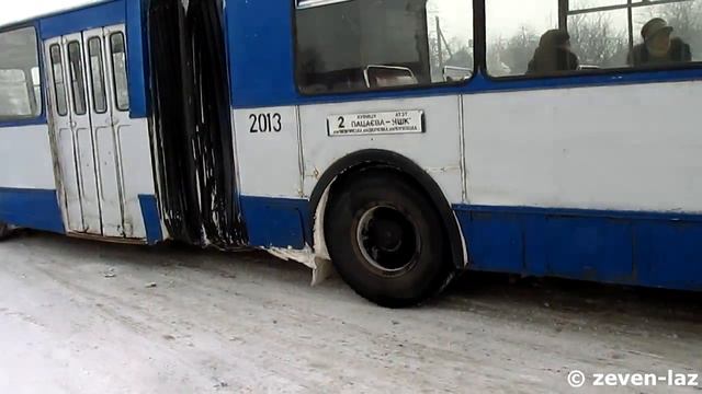 Черкасский троллейбус- Хорошо скользят 29.01.2014 смотреть онлайн