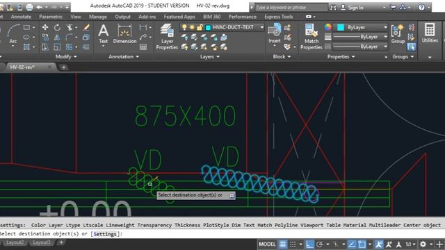 HVAC Drafting Course Part -7 ( Auto cad 2019 Hindi Urdu ) смотреть онлайн