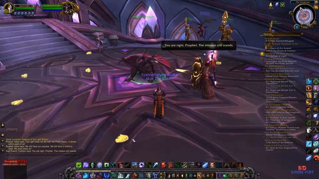 World Of Warcraft - Wow Argus Essence Of The Light Mother Quest HD Gameplay [1080p] смотреть онлайн