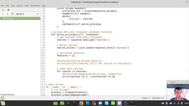 udemy python courses web scraping tutorial смотреть онлайн