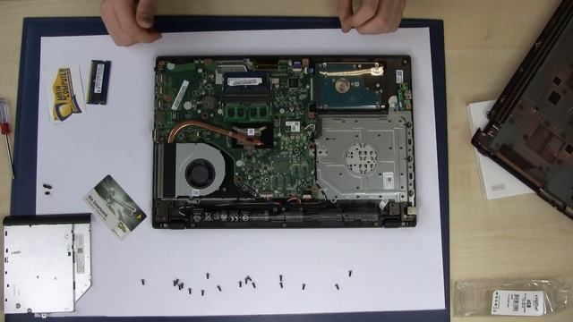Acer Aspire E15 Series E5 573 573g V5 RAM memory Arbeitsspeicher SSD HDD Upgrade Tutorial смотреть онлайн