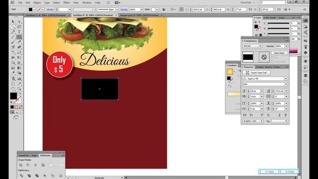 Tutorial | How to Design Leaflets Using Adobe Illustrator смотреть онлайн