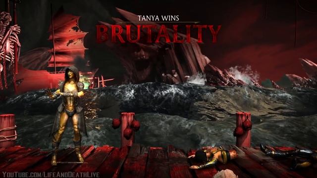Mortal Kombat X - D'Vorah/Tanya Mesh Swap Intro, X Ray, Victory Pose, Fatalities and Brutality смотреть онлайн