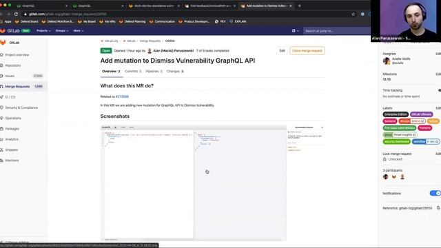 Multi-dismiss standalone vulnerabilities using GraphQL - Demo смотреть онлайн