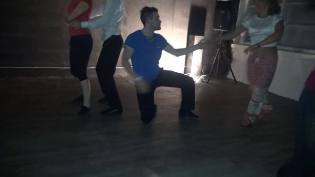 Новоселье MM Dance. Роман Тихомиров и Юлия Кириенко - хастл смотреть онлайн