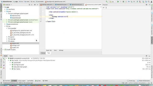 How to create/add splash screen in android studio | The Google/Right Way | Java | 2020 | смотреть онлайн