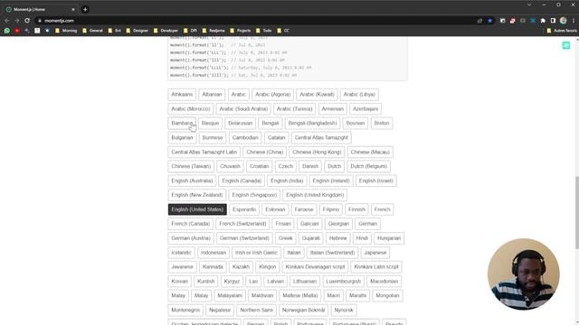 Moment JS to display relative time смотреть онлайн