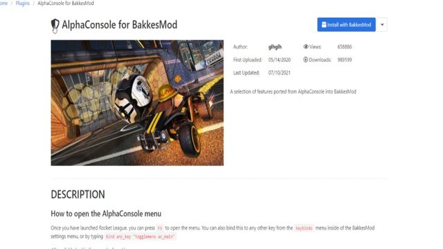 COMO USAR NEON NO ROCKET LEAGUE TUTORIAL DE COMO INSTALAR O ALPHA CONSOLE