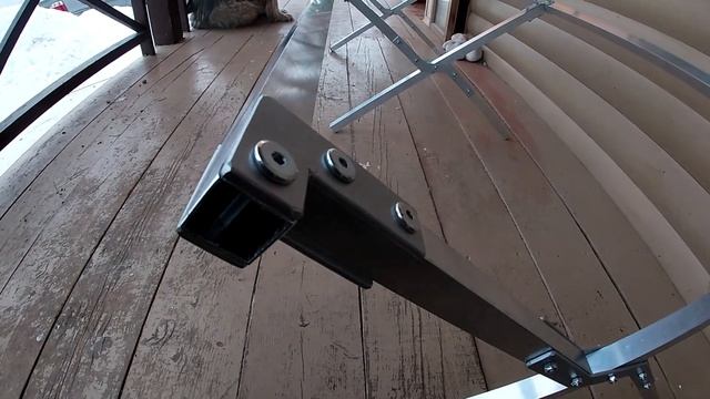 Туристическая раскладушка из алюминиевого профиля своими руками смотреть онлайн