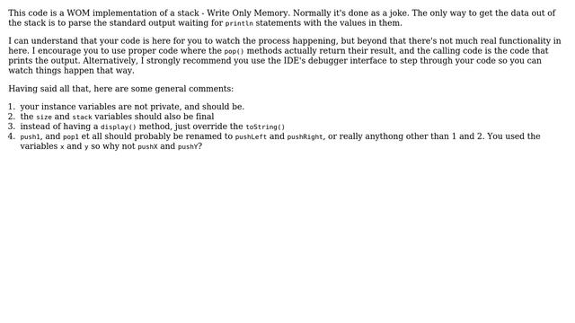Code Review: Implementing two stacks using single array in java (4 Solutions!!) смотреть онлайн