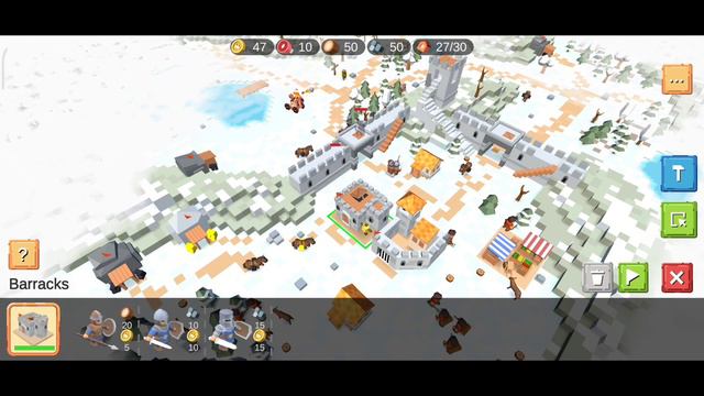 RTS Siege Up! - Medieval Warfare Strategy Offline | 17-icy Stronghold - 3D War Game